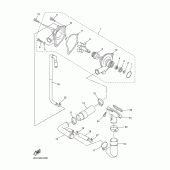 Схема вузла: Водяний насос Yamaha YZF-R6/YZF600 R6