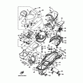Схема вузла: Сидіння Yamaha YP250 Majesty