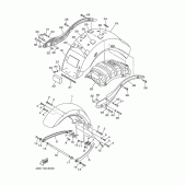Схема узла: Крыло Yamaha XV1900 Midnight Star