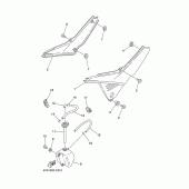 Схема вузла: Бічна кришка Yamaha XT660 XT660R