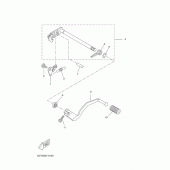 Схема вузла: Вал перемикання Yamaha YZF-R125