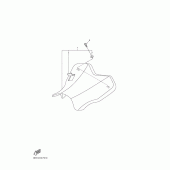 Схема вузла: Сидіння Yamaha YZF-R1 R1 RaceBase