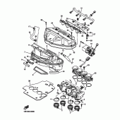 Схема вузла: Впускна система Yamaha YZF-R6/YZF600 R6 RaceBase