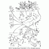 Схема узла: Электрооборудование (2) Yamaha XVZ1300 Venture Royale