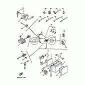 Схема вузла: Електроустаткування 1 Yamaha XVS650 Drag Star Classic