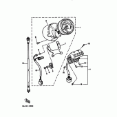 Схема вузла: Панель приладів Yamaha XV250 V-Star