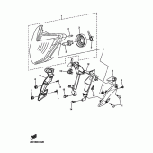 Схема вузла: Фара Yamaha FZ1 FZ1 FAZER (Naked, ABS)