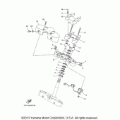 Схема узла: Рулевой механизм Yamaha XV1900 Roadliner