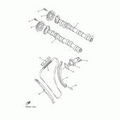 Схема узла: Распредвал и Цепь ГРМ Yamaha YZF-R6/ YZF600 R6