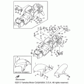 Схема вузла: Крило Yamaha YZF600R Thundercat