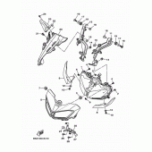 Схема узла: Фара Yamaha MT09/ MTN850 MT-09