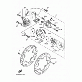 Схема узла: Передний тормоз Yamaha YP400