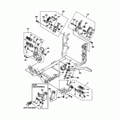 Схема узла: Подножки и Подставка Yamaha XV1700 Road Star Warrior