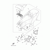 Схема вузла: Сидіння Yamaha XP500 T-MAX