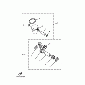 Схема узла: Опционные детали 1 Yamaha YZ125