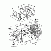 Схема вузла: Циліндр Yamaha XP500 T-MAX