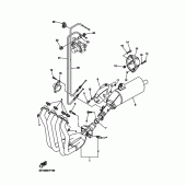 Схема вузла: Вихлопна система Yamaha FZ1 FZ1 FAZER (S-TYPE ABS)