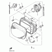 Схема вузла: Фара Yamaha XJ600 Diversion (S-TYPE)