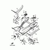 Схема узла: Подножки и Подставка Yamaha YP250 Majesty