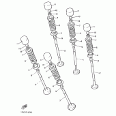 Схема узла: Клапан Yamaha FZX750