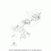 Схема узла: Задний фонарь (Стоп-сигнал) Yamaha XT250 XT250