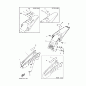 Схема узла: Крыло Yamaha TTR110 TT-R110