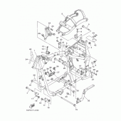 Схема узла: Рама Yamaha XV1700 Road Star Silverado S