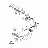 Схема узла: Вал переключения Yamaha XVS1100 Drag Star Classic