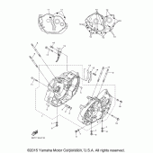 Схема узла: Картер двигателя Yamaha XVS950 V-Star