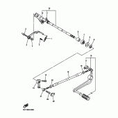 Схема вузла: Вал перемикання Yamaha YZF-R1 R1