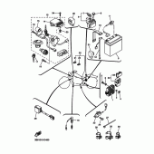 Схема вузла: Електроустаткування 2 Yamaha XVS1100 Drag Star Classic