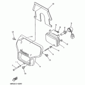 Схема узла: Фара Yamaha TT250R TT-R
