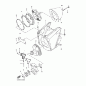 Схема узла: Впускная система Yamaha YZ250 YZ250F