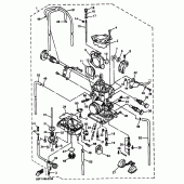 Схема вузла: Карбюратор Yamaha YZ426F