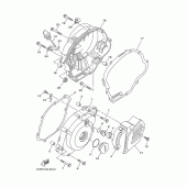 Схема вузла: Кришки картера 1 Yamaha TTR125 TT-R125