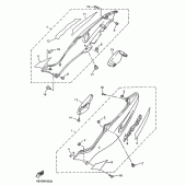 Схема вузла: Бічна кришка Yamaha YZF1000R Thunderace