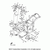 Схема вузла: Рама Yamaha XVS1300 Stryker