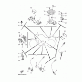Схема вузла: Електроустаткування 2 Yamaha MTN320 MT-03
