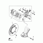 Схема узла: Передний тормоз Yamaha YZ450F YZ450F