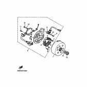 Схема узла: Генератор Yamaha DT125 DT125R