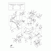 Схема вузла: Облицювальні елементи Yamaha YZF-R1 R1M