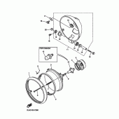 Схема вузла: Фара Yamaha XV250 Virago