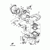 Схема вузла: Впускна система 2 Yamaha XV1700 Road Star Midnight Warrior