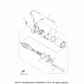 Схема вузла: Електричний стартер Yamaha XT250 XT250