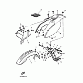 Схема узла: Крыло Yamaha TT600