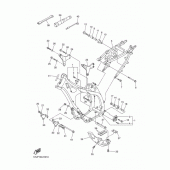 Схема узла: Рама Yamaha WR450F