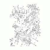 Схема вузла: Рама Yamaha FZ6 FZ6 (Naked, ABS)
