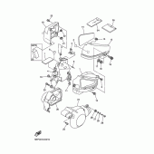 Схема узла: Боковая крышка Yamaha XVS400 Drag Star Classic