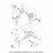 Схема вузла: Водяний насос Yamaha FZ1 FZ1