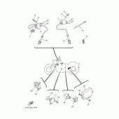 Схема вузла: Електрообладнання 2 Yamaha XVS650 Drag Star